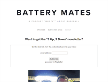 Tablet Screenshot of battery-mates.com